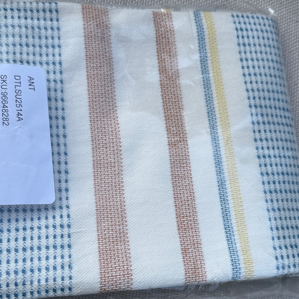 Anthropologie Mediterranean Blue and White Dish Towels - Picture 11 of 12